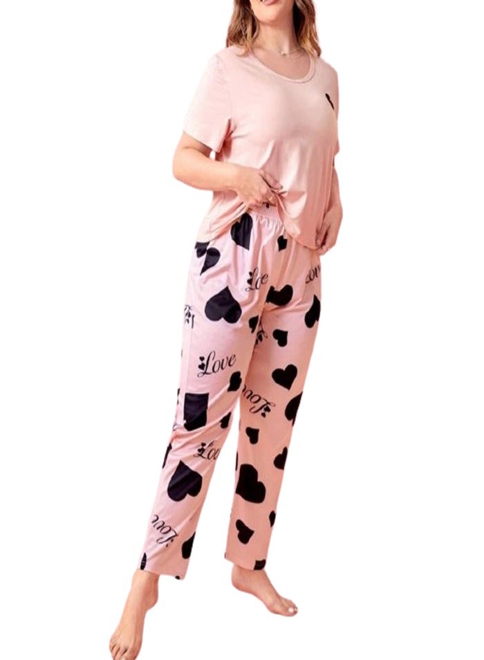 Pajama Pants Special Size - Wonderful Pink  - Image 2