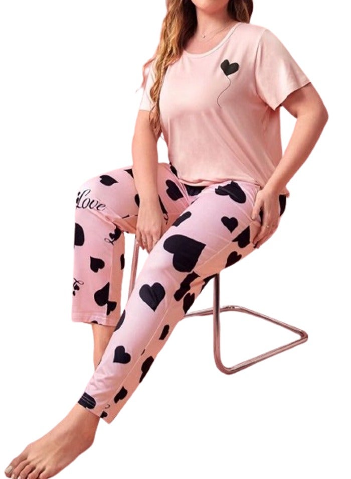 Pajama Pants Special Size - Wonderful Pink  - Image 3