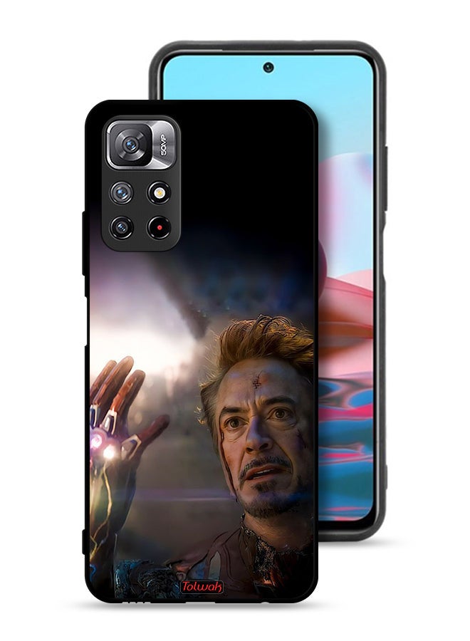 Tolwak Xiaomi Redmi Note 11S Protective Case Cover I Am Iron Man - Image 1