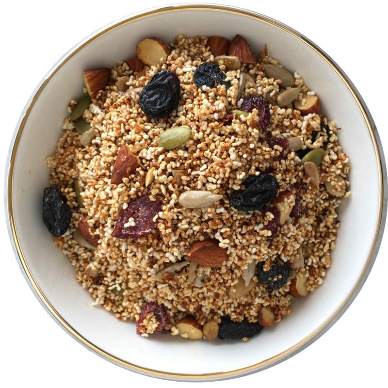thenibblebox Amaranth Amore Granola, 400g Jar [65% dry fruits, gluten free, vegan friendly, no refined sugar] - Image 4