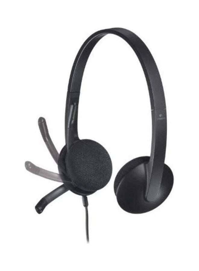 Logitech H340 Stereo Usb Headset Black - Image 2