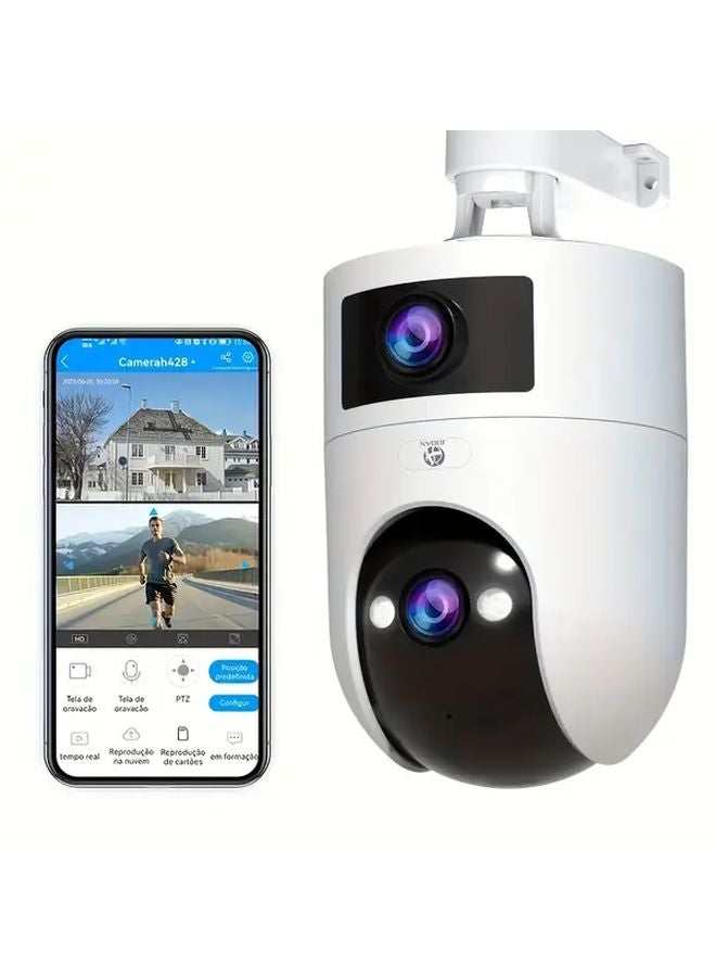 G331 5G Dual Band WiFi Outdoor Security Camera 355 Degree Pan Tilt Auto Tracking - Image 1