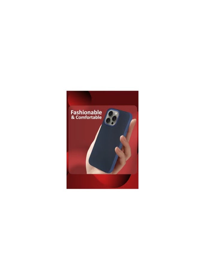 CATANES iPhone 15 Pro Max Vegan Leather Case Cover, Slim Fit, Raised Edges for Camera and Screen Protection - Image 2