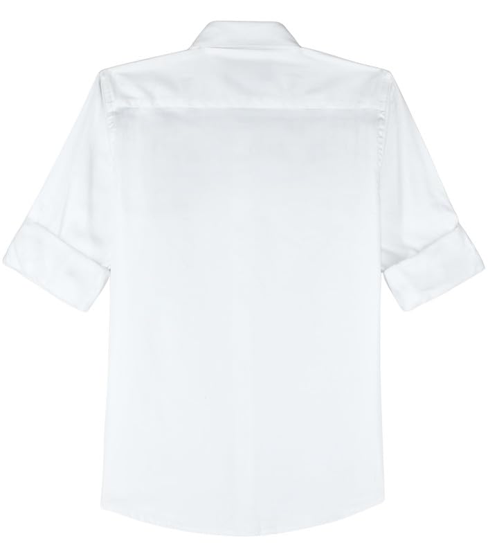 CHARCHIT Boys Full Sleeves Embroidered Solid Shirt - Image 5