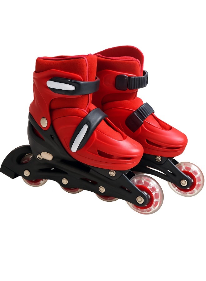 فلاش مجموعة زلاجات فلاش للأطفال مع معدات الحماية، صف واحد، موديل ٢٠٢٥-٢٠٢٦ - Image 5