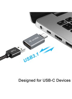 neolink NEOLINK USB A 3.1 أنثى إلى USB C ذكر محول محول 10 جيجابت في الثانية 60 وات نقل بيانات عالي السرعة متوافق مع MacBook Pro/ iPad Pro/ Samsung Galaxy S23/ أجهزة الكمبيوتر المحمولة/ iPhone/ Huawei/ Xiaomi  - Image 3