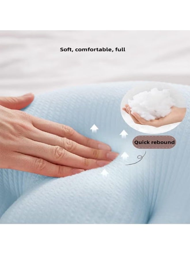Pregnancy Pillow For Sleeping, Wedge Maternity Pillow For Pregnant Women Adjustable Body Pillow With Detachable Washable Cover, Soft Waist Support Pillow For Side Sleeper Back Leg Belly Hip,Best Pregnant Mom Gift (pink) - Image 5