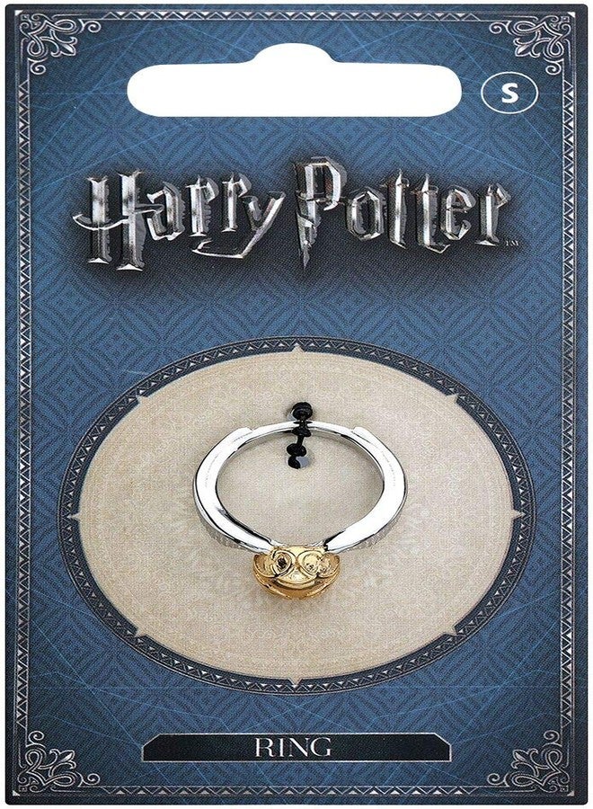 Harry Potter The Carat Shop Golden Snitch L Silver Gold Metal Ring Gift Boxed, SSR0004-L - Image 1