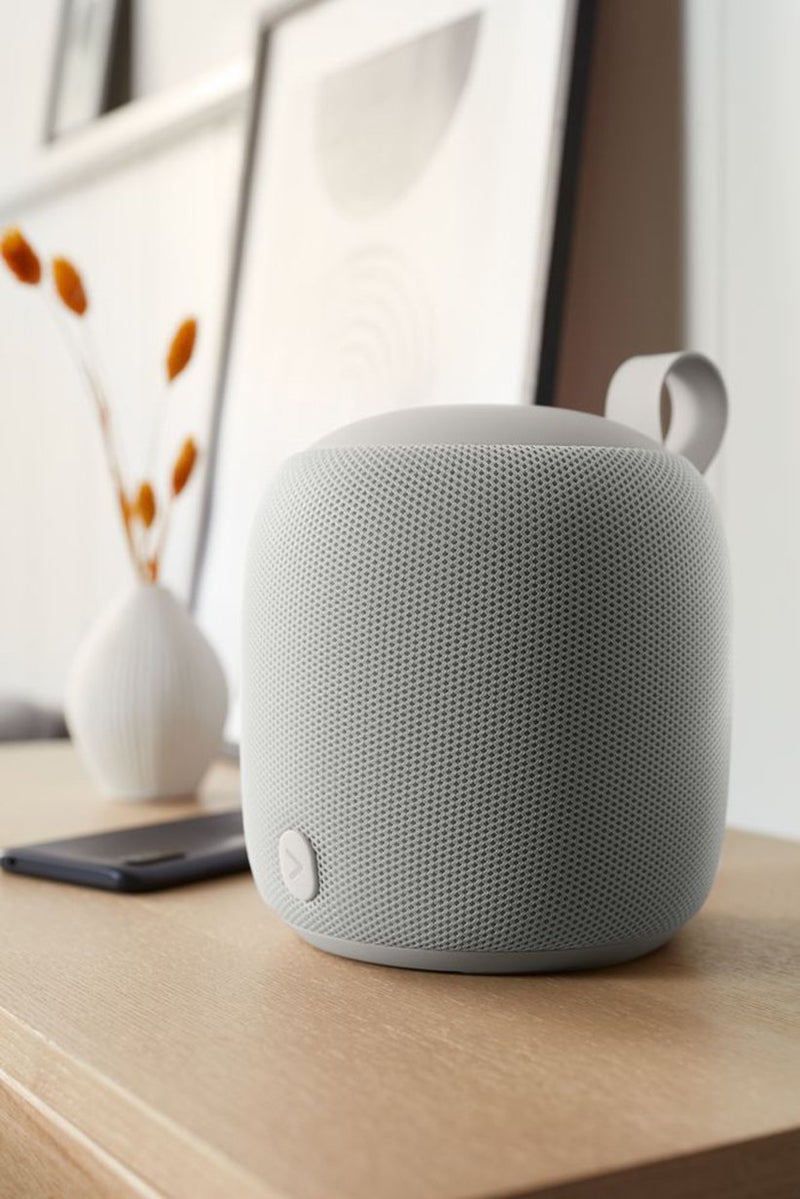 Tchibo Fabric Bluetooth Speaker, Ash Grey - Image 1