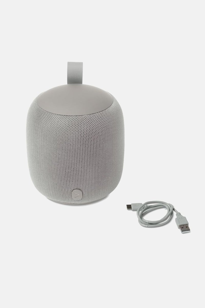 Tchibo Fabric Bluetooth Speaker, Ash Grey - Image 3