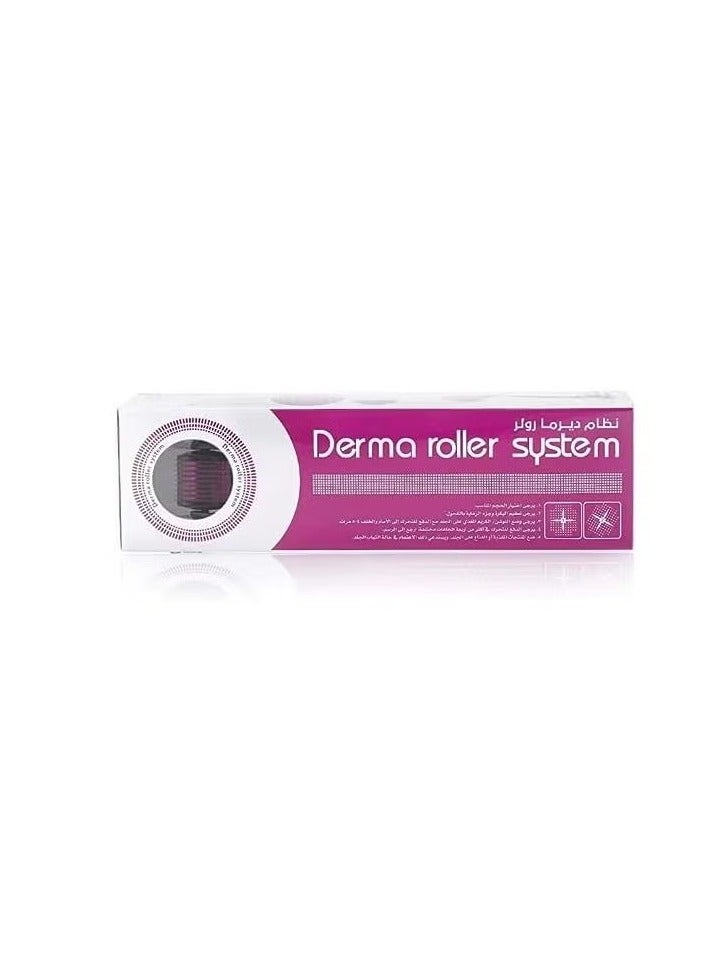 Derma Roller 0.75 mm Derma Roller 540 Needles Hair Growth Roller,Titanium Micro Wrinkle Anti Aging Acne Scar Stretch Mark Treatment Micro Needling Face Care Massage Tool with Transparent Box - Image 2