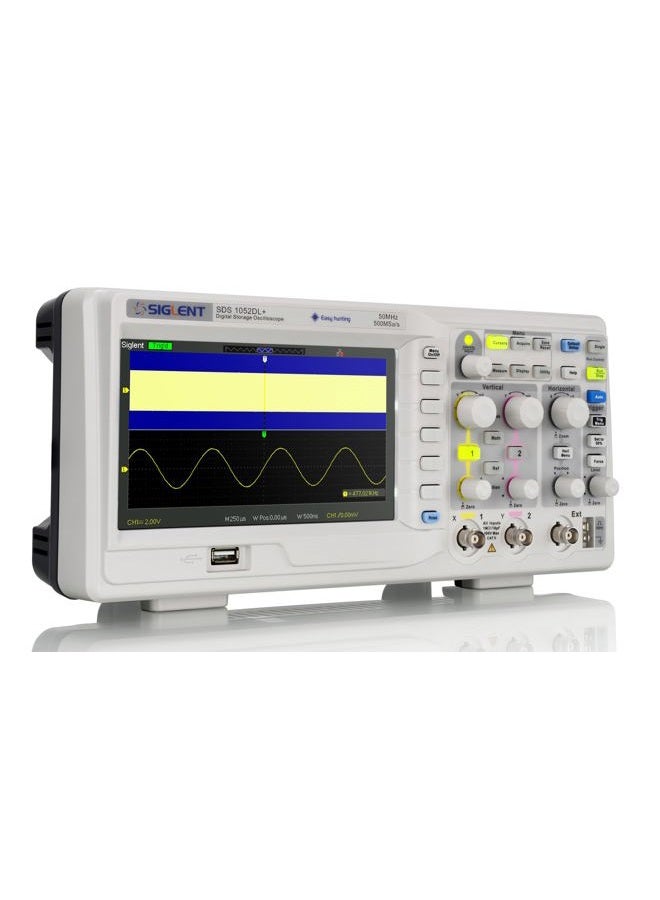Siglent Technologies SDS1052DL+ 50 MHz Digital Storage Oscilloscope - Image 1