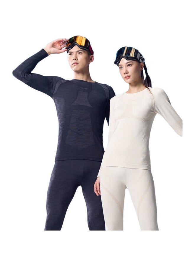 UTO Men'S Merino Wool Quick Dry Outdoor Skiing Thermal Compression Base Layer Xl - Image 3