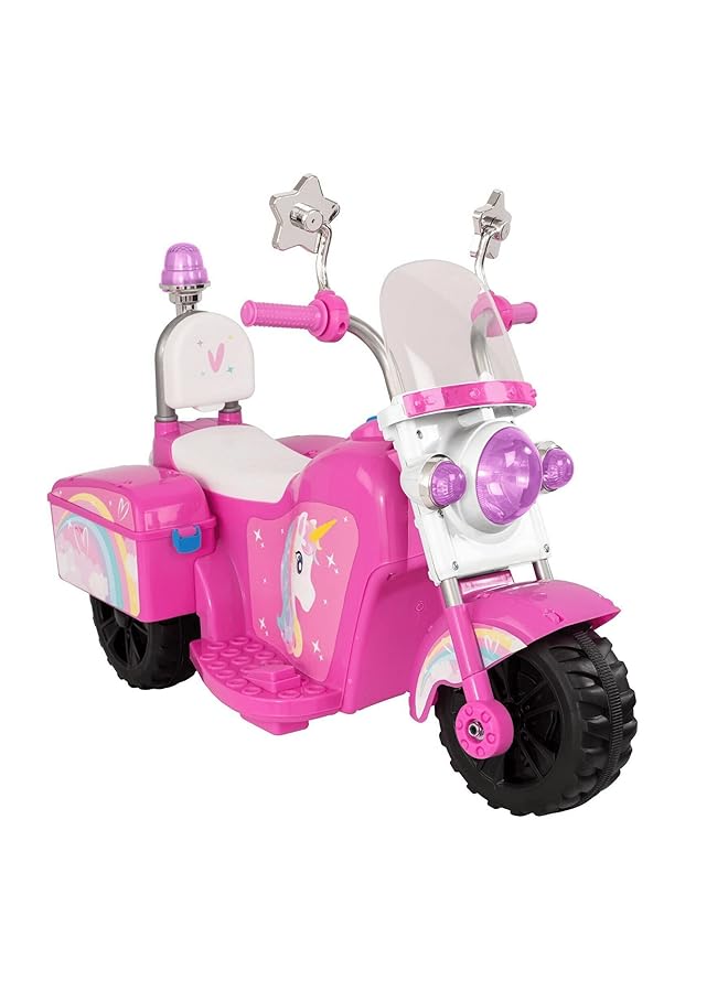 إيفو دراجة ثلاثية العجلات إلكترونية يونيكورن مع ضوء وصوت وردي 1437561 - Image 1