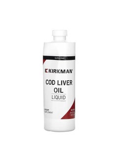 Kirkman Labs Cod Liver Oil Liquid 16 fl oz 473 ml  - Image 1