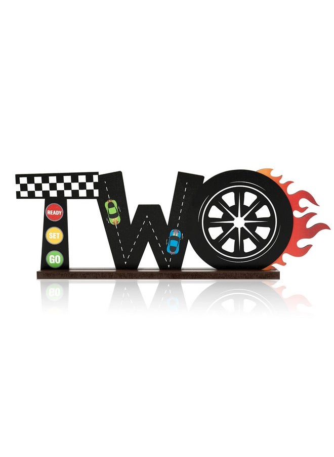 Race Car Two Letter Sign Wooden Table Centerpiece Let’S Go Racing Checkered Theme 2Nd Party Supplies Decoration Milestone Cake Smash Photo Props For Kids Boys Two Years Old Birthday - pzsku/Z6A2198F29596DF869CAFZ/45/_/1732777444/2ee90812-ca13-4ef0-bdf2-427a6f1cdc41