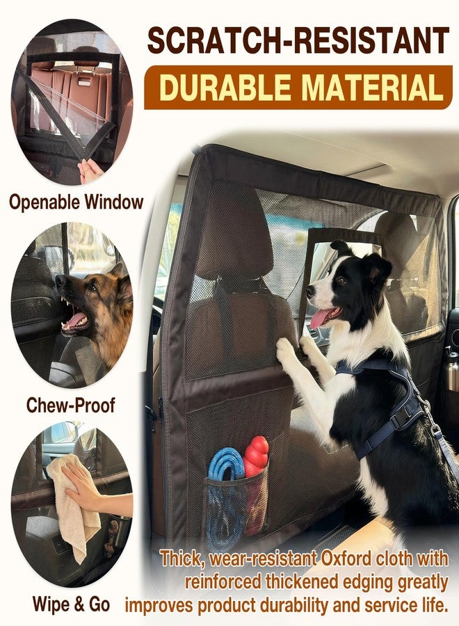 Loyala Dog Car Barriers for SUVs Trucks Cars Adjustable Dog Car Divider Pet Car Barrier for Back Seat Pet Barrier Universal-Fit Safety Travel Accessory 50" W x 56" W x 32" H - Image 5