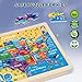 Duchong Puzzles for Kids Ages 46 4 Packs 24 Pcs Wooden Jigsaw Puzzles for Toddlers Ages 24 Preschool Educational Map Puzzle Toys Gifts for 3 4 5 6 Boys Girls - Image 4