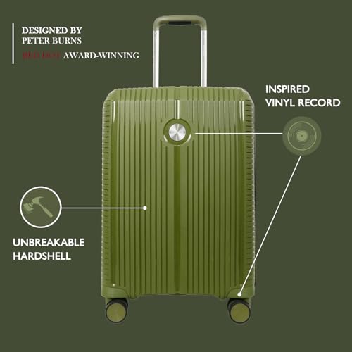 Verage Carry On Luggage With Spinner Wheels, Expandable Hardshell Spinner Suitcase for Travel, TSA Approved, (Carry-On 20-Inch, Moss green) - Image 3