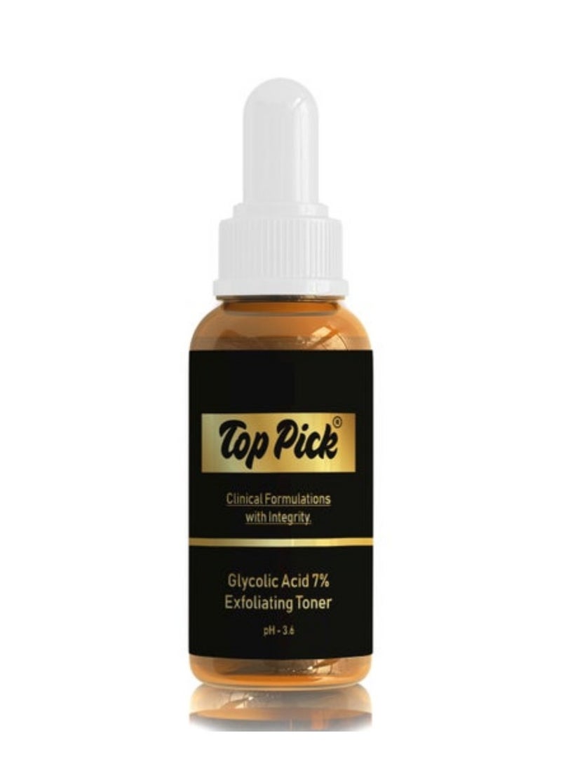 Top Pick Glycolic Acid 7% Exfoliating Toner 120ml 