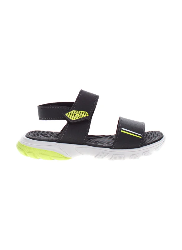 موليكينهو Molekinho Boys Sandals With Back Strap Black | Made In Brazil
