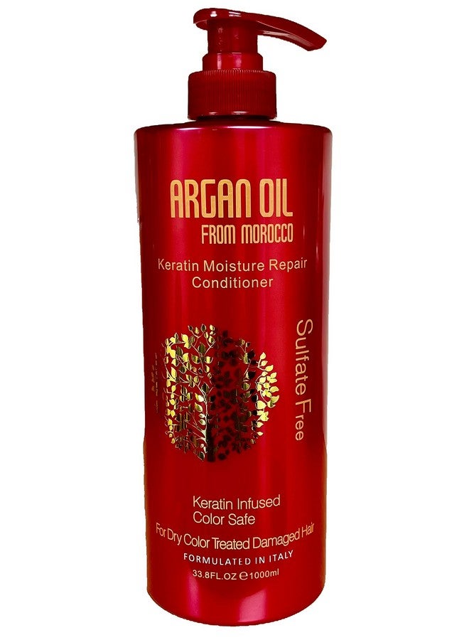 Argan Oil From Morocco Keratin Moisture Repair Conditioner, 33.8 Fl.Oz. (1000 Ml) 