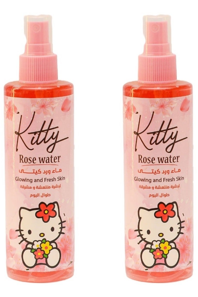 KITTY Two Pieces of Kitty Rose Water For Fresh And Radiant Skin