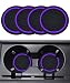 SCUARI 4PCS Car CoastersCar Cup CoastersCar Coasters for Cup HoldersCar Accessories Car Cup Holder Coaster275 Inch NoSlip Anti Dust mats Cup Holder Insert CoasterFits Vehicles BlackPurple - Image 2