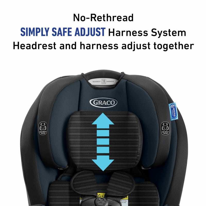 Graco TriRide 3-in-1 Reclining Car Seat, Clybourne - Rear & Forward Facing Car Seat, Highback Booster, Adjustable Headrest - Image 4