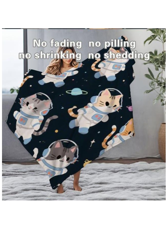 عام بطانية رقيقة من الفانيلا الكرتونية للأطفال أو الطلاب (دافئة ومريحة ومناسبة للنوم والألعاب) 100 سم * 150 سم - Image 3