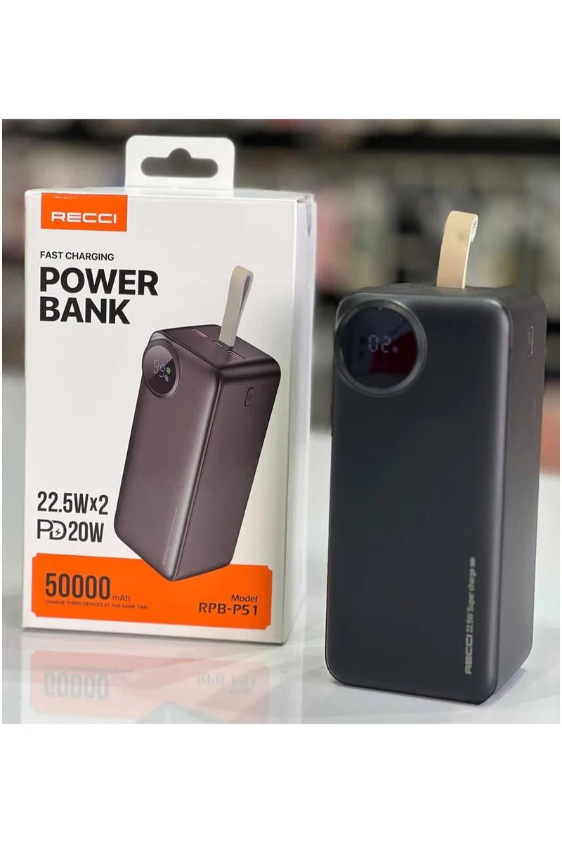 Recci Recci 50000 MAh Power Bank RPB-P51 - Image 2