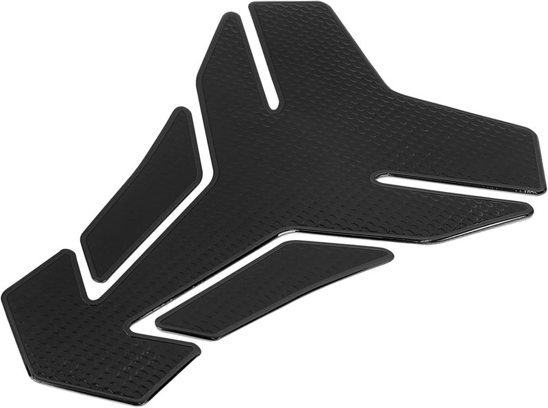 F FIERCE CYCLE Motorcycle Gas Oil Fuel Tank Protector PVC Rubber Pad Emblem Badge Sticker Black Protector Decal - Image 4