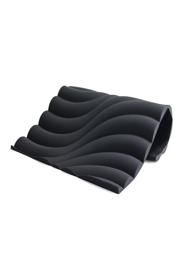 mostsom Fondant Silicone Mold for Cake Decoration Cake Border Downsand Pattern Impression Mat Fondant Embossing Stencil for DIY Cookies, Cupcakes, Chocolate, Flexible (F_Downsand) - Image 2