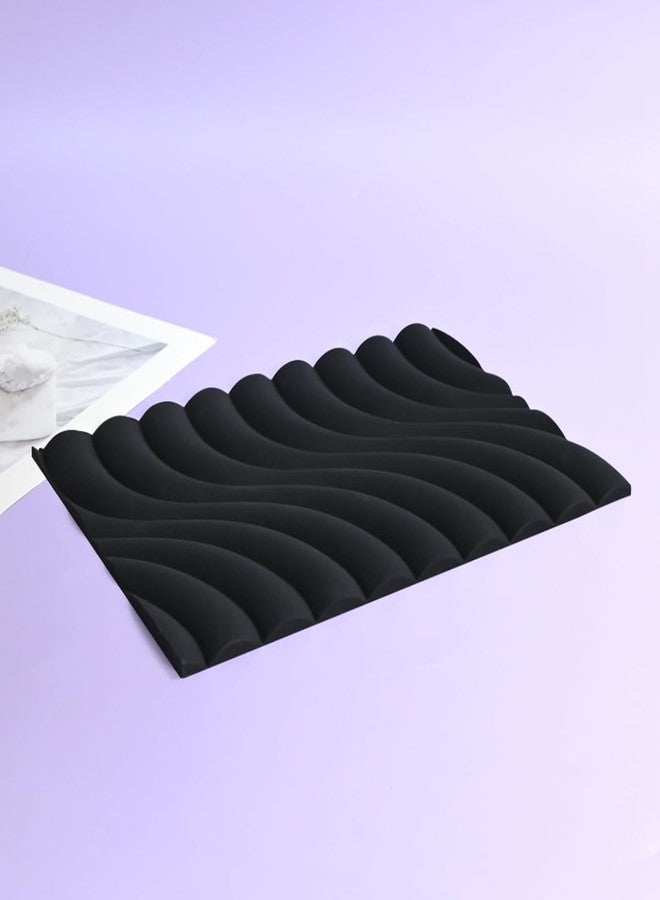 mostsom Fondant Silicone Mold for Cake Decoration Cake Border Downsand Pattern Impression Mat Fondant Embossing Stencil for DIY Cookies, Cupcakes, Chocolate, Flexible (F_Downsand) - Image 5