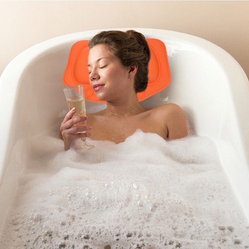 4 Pcs Bathtub Pillows Bathroom Pillows Neck Supports Bathroom Supplies - Image 4