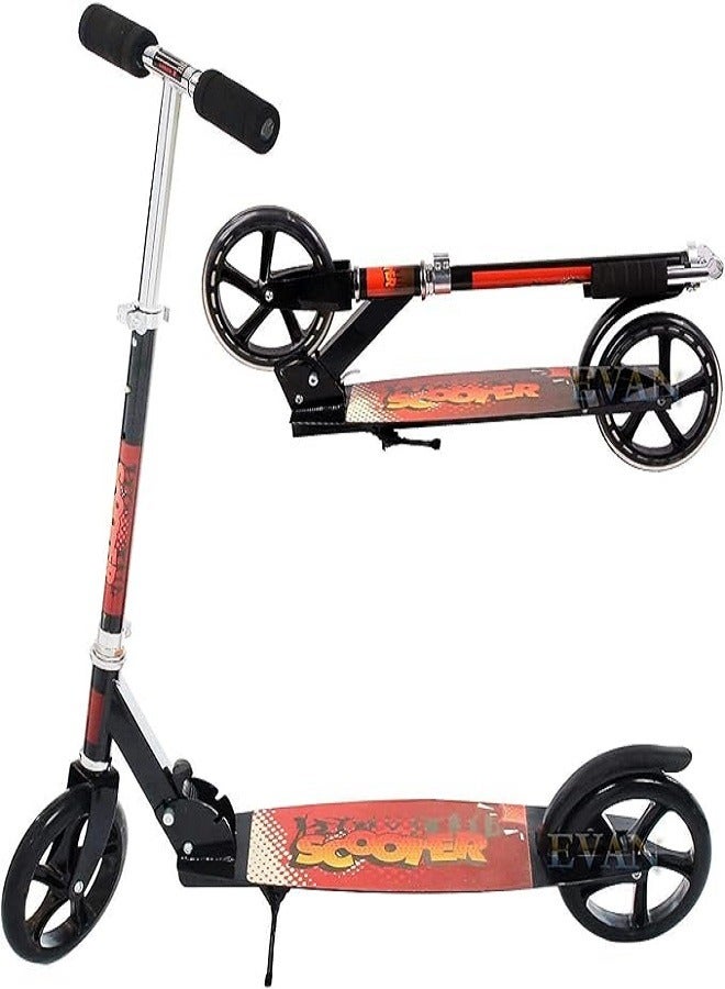 Foldable Jumbo Scooter With Brake - Heavy Duty Metal Body - Image 1