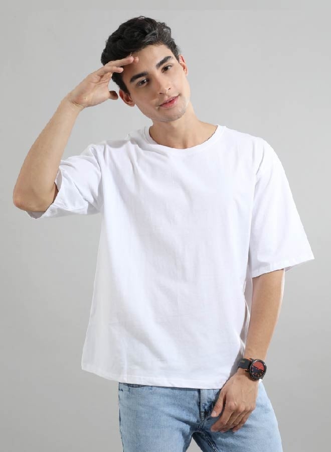 Dutees White Street Tees Oversized T-Shirt - Image 2