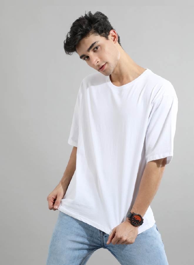 Dutees White Street Tees Oversized T-Shirt - Image 3