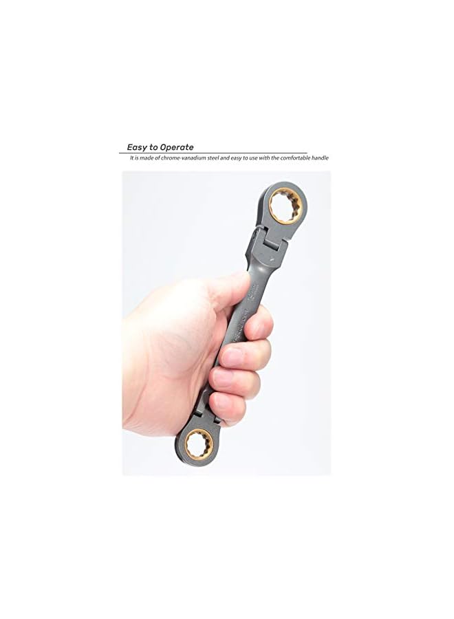 PROMASS Angle Ratchet Wrench Bit Socket Set Hand Tool - Image 3