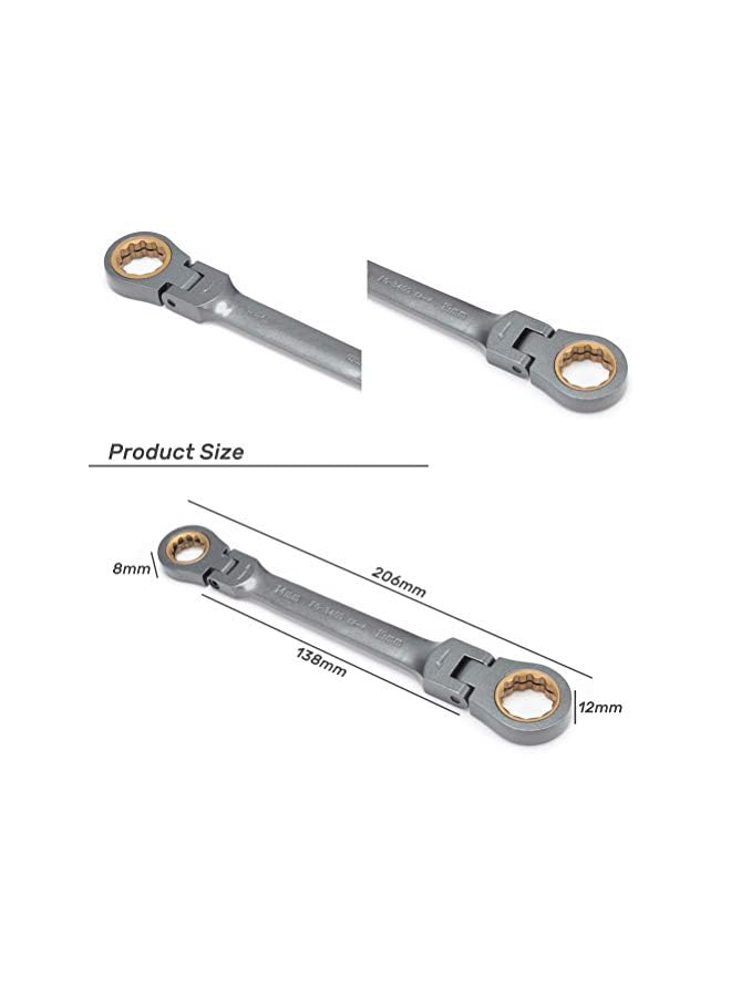 PROMASS Angle Ratchet Wrench Bit Socket Set Hand Tool - Image 5