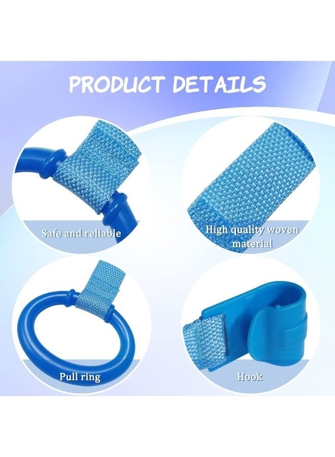 يونتوب 4 PCS 4 Colors Plastic Baby Crib Pull Rings Kids Walking Exercises Assistant Stand Up Rings Baby Cot Hanging Rings for Infant Baby Toddler Practice Tool - Image 3