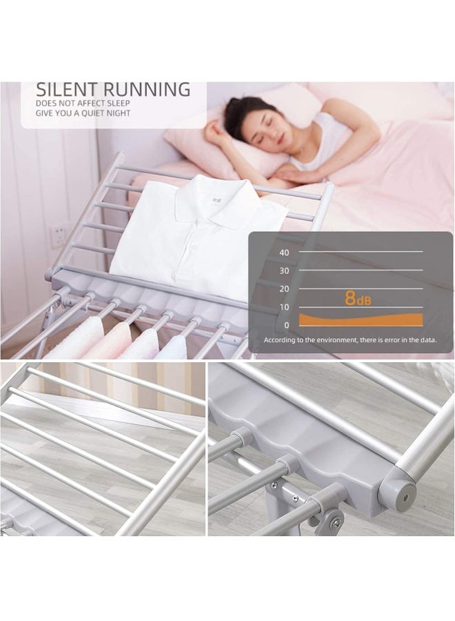 Aluminum Electric Clothes Hanger, Foldable Portable Clothes Drying Rack, Indoor Outdoor Household Towel Rack, Quick Drying Clothesline  - Image 4