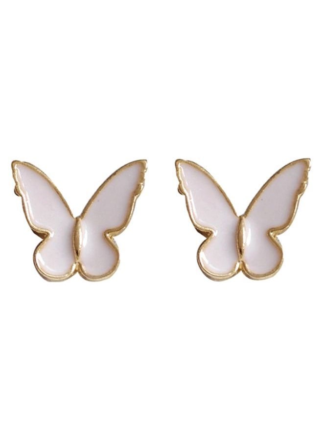 NIBEMINENT - Butterfly Design Stud Earrings - Image 1