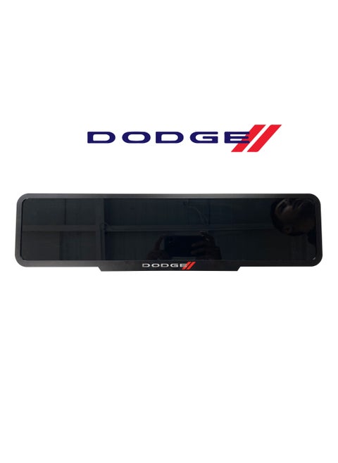 Dodge Custom Number Plate Frame – Premium Black Finish with Dodge Logo – Easy Installation, Strong Adhesive – Available in Sport, Square & Long Sizes