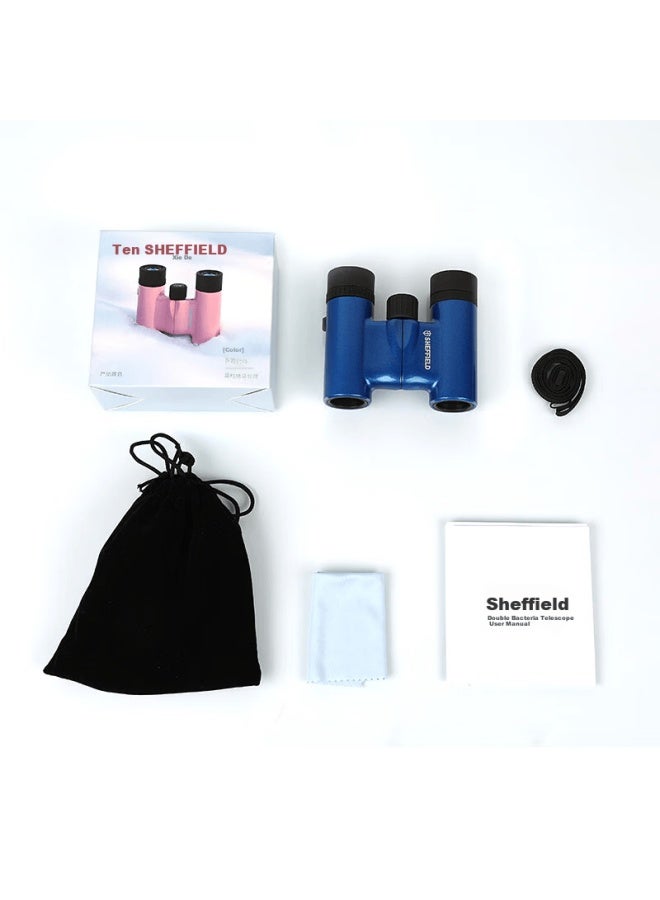 Sheffield Children's Eye Protection Professional High-power Hd Binoculars Portable Blue Birthday Gift Toy For Boys And Girls - Image 3