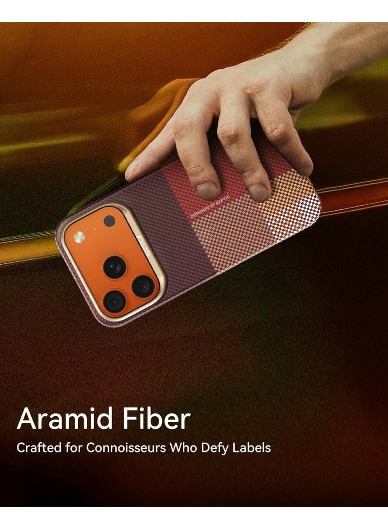 RAPTIC Aramid Skin for iPhone 17 Pro MAX Case [MagSafe] Ultra Slim 1500D Aramid Fiber cover - Sky - Image 2