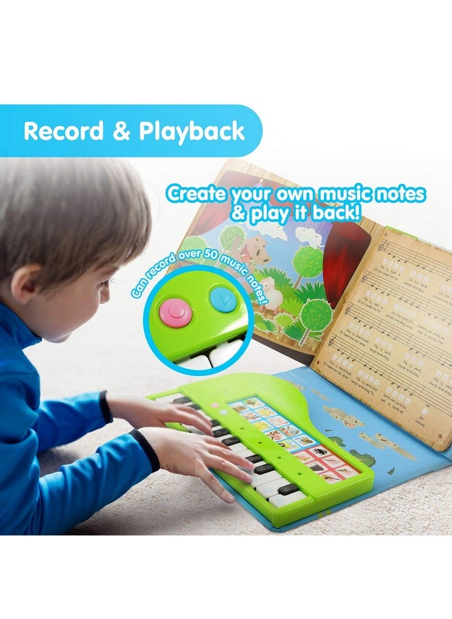 BEST LEARNING - My First Piano Book Educational Musical Toy For Toddlers Kids Ages 35 Years Ideal 3 4 Year Old Boy Or Girl Birthday Gift Present - Image 1