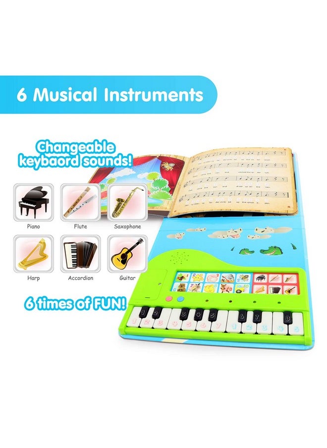 BEST LEARNING - My First Piano Book Educational Musical Toy For Toddlers Kids Ages 35 Years Ideal 3 4 Year Old Boy Or Girl Birthday Gift Present - Image 1