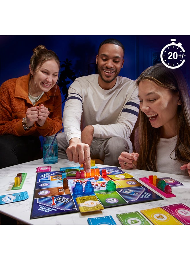 Monopoly - لعبة تشانس - لعبة لوحية سريعة وممتعة للعائلة، تتضمن المخاطرة للأطفال والبالغين، شراء ممتلكات استراتيجي، مدة اللعبة 20 دقيقة، بناء أفق المدينة، للأعمار من 8 سنوات فما فوق، من 2 إلى 4 لاعبين - Image 1