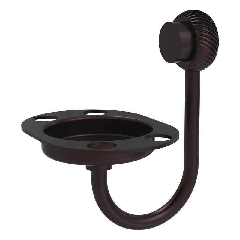 Allied Brass 426T-ABZ Venus Collection Tumbler and Toothbrush Holder with Twisted Accents, Antique Bronze - Image 3
